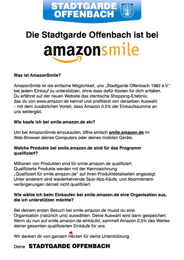 stadtgarde offenbach amazon smile