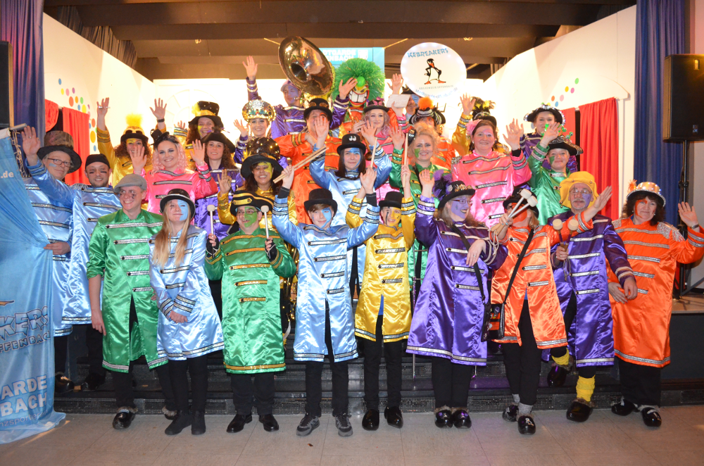 Stadtgarde Offenbach Icebreaker Musiker Gruppenbild 2018