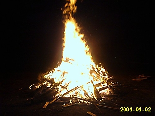 Osterfeuer 2004