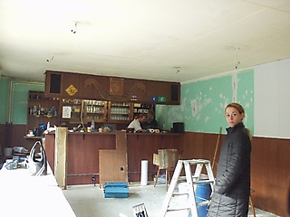 Renovierung der Gaststätte 2004